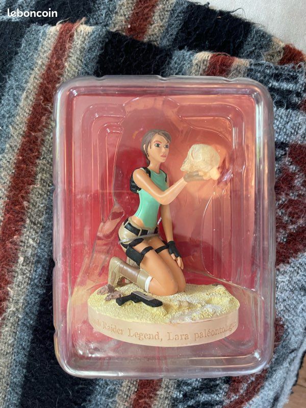 Lot De 10 Figurines Atlas Editions Tomb Raider Vintage - Lara Croft - Occasion