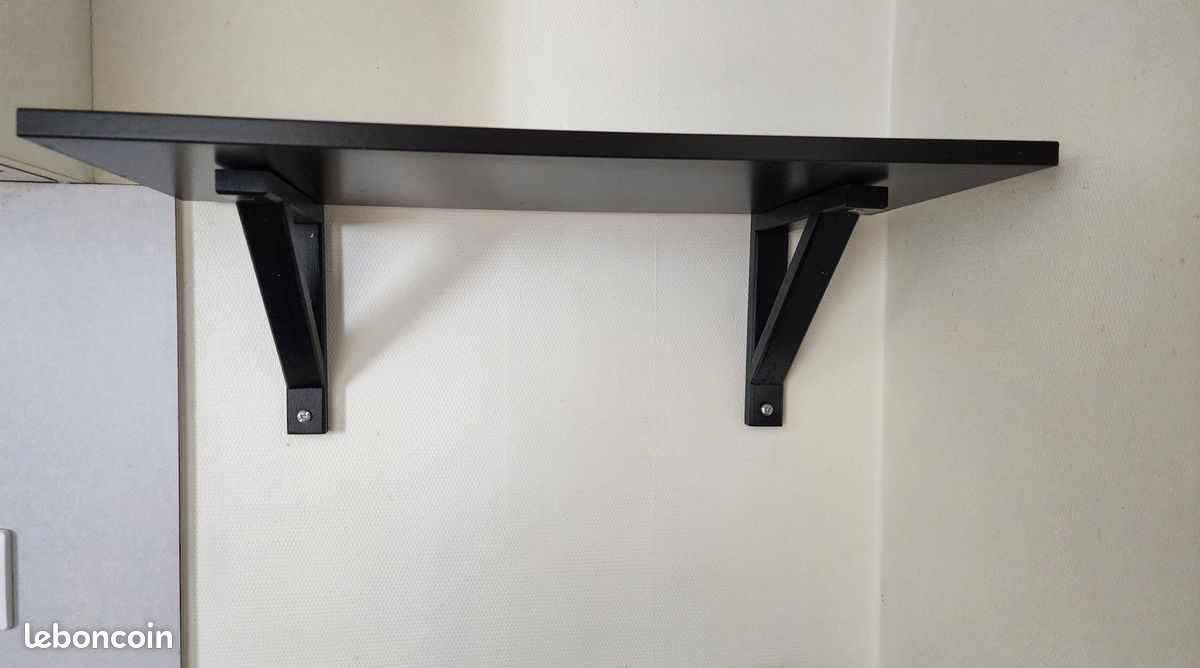 Lot de 2 étagères Ikea EKBY avec équerres (image 6)