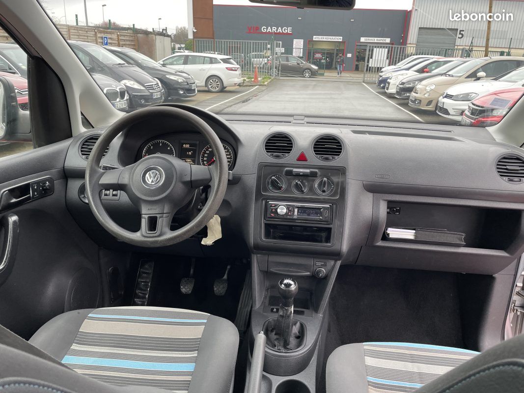 Volkswagen caddy 1.6 tdi 75cv life 5 places garantie 3/12 mois 2011 (image 9)