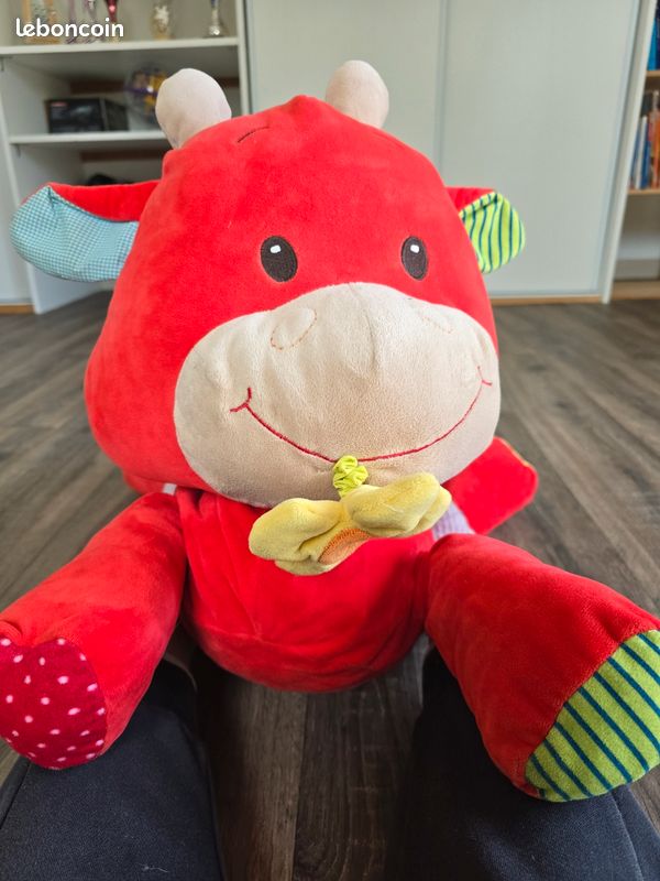 Grosse peluche vache (image 1)