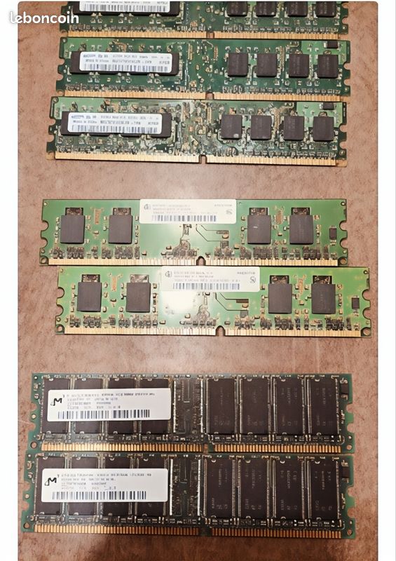 Lot MémoireDIMM pour pc : DDR3 et DDR2 (image 2)