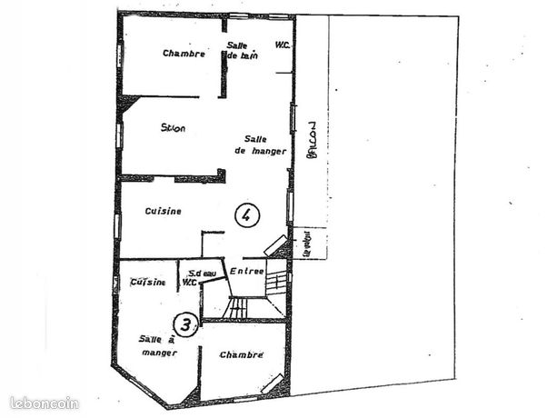 Immeuble 6 pièces 125 m²