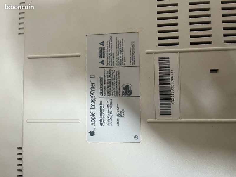 Imprimante Macintosh ImageWriter II - Apple (image 2)
