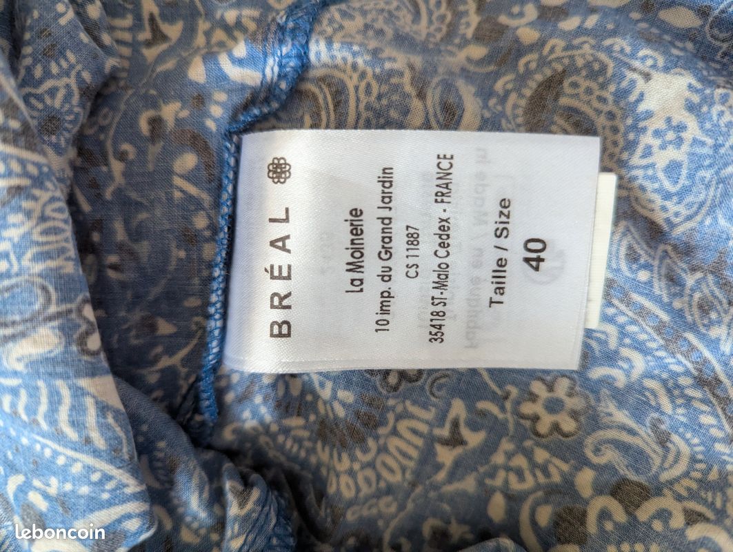 Chemise femme coton imprimée (image 6)