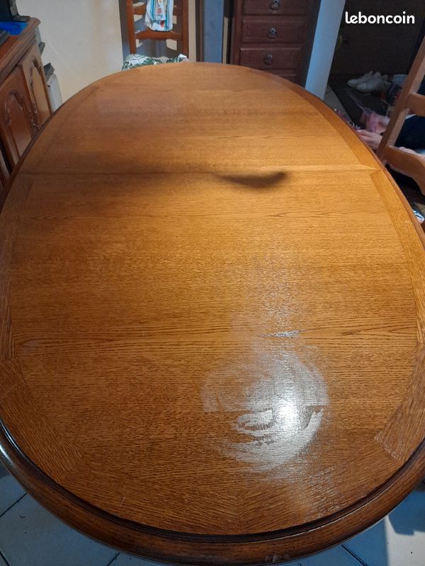 Table ovale en chêne (image 3)