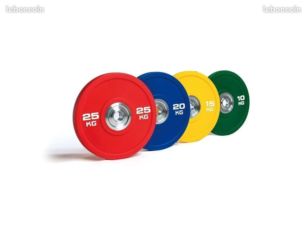 En Promotion Neuf sous emballage. Disques Poids Olympiques Competion Qualité professionnel. Livraison possible dans toute la France (image 1)
