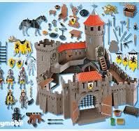 Chateau fort Playmobil + lot de très nombreux personnages et accessoires (image 9)