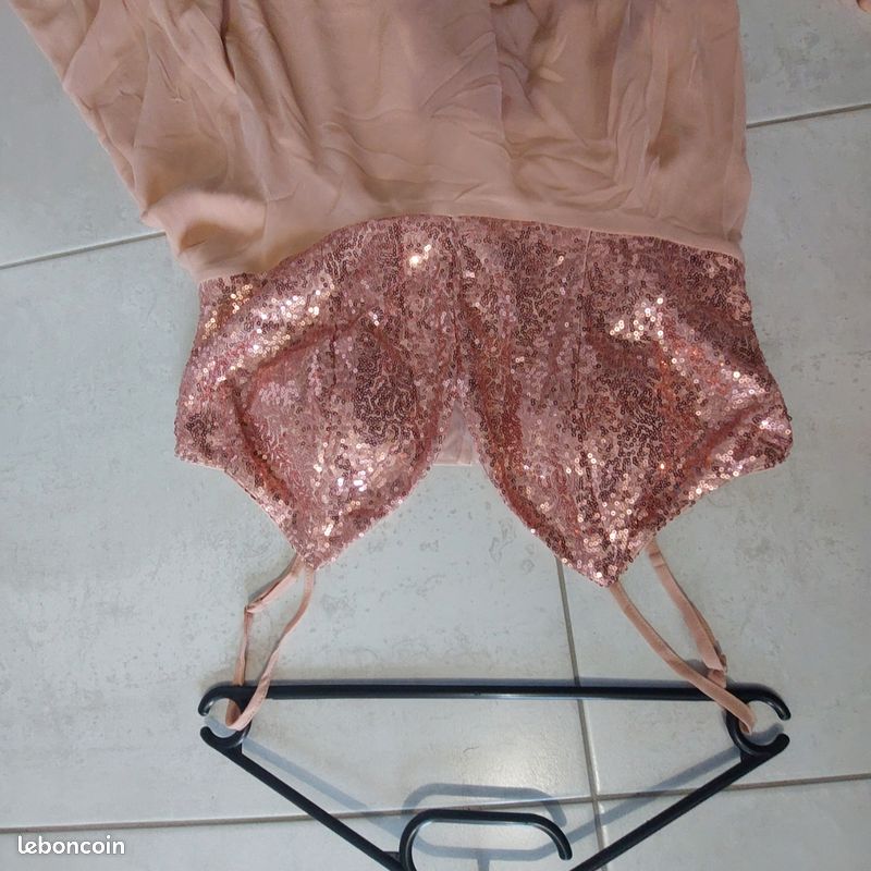 Robe rose cérémonie (image 4)