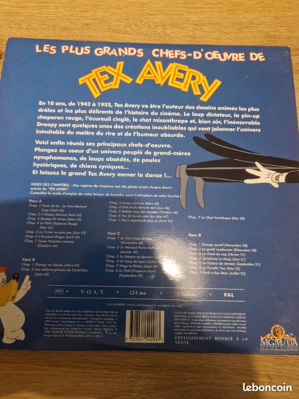 Laser disc TeX Avery (image 2)