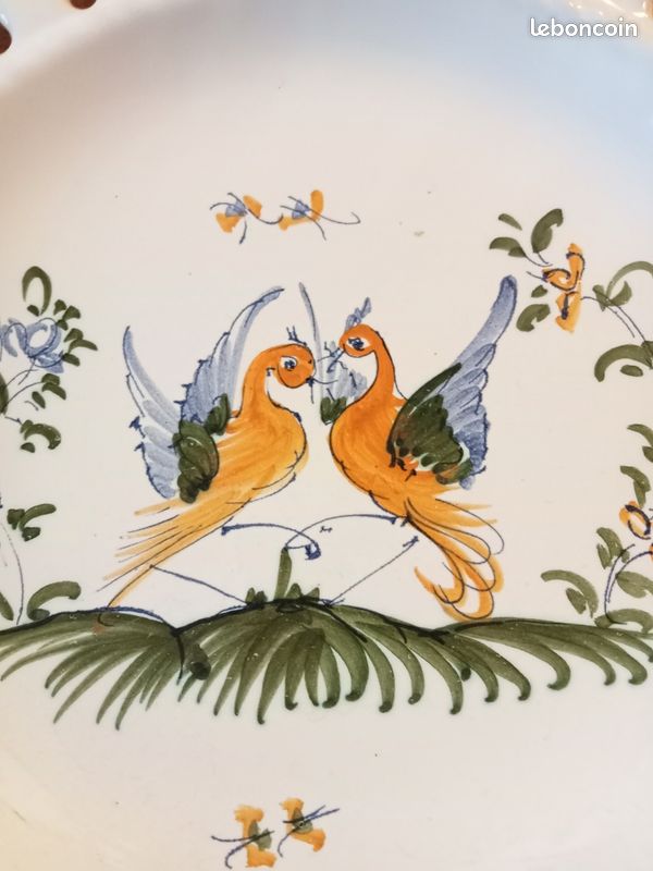 Assiette décorative atelier Mufragi Moustiers (image 2)