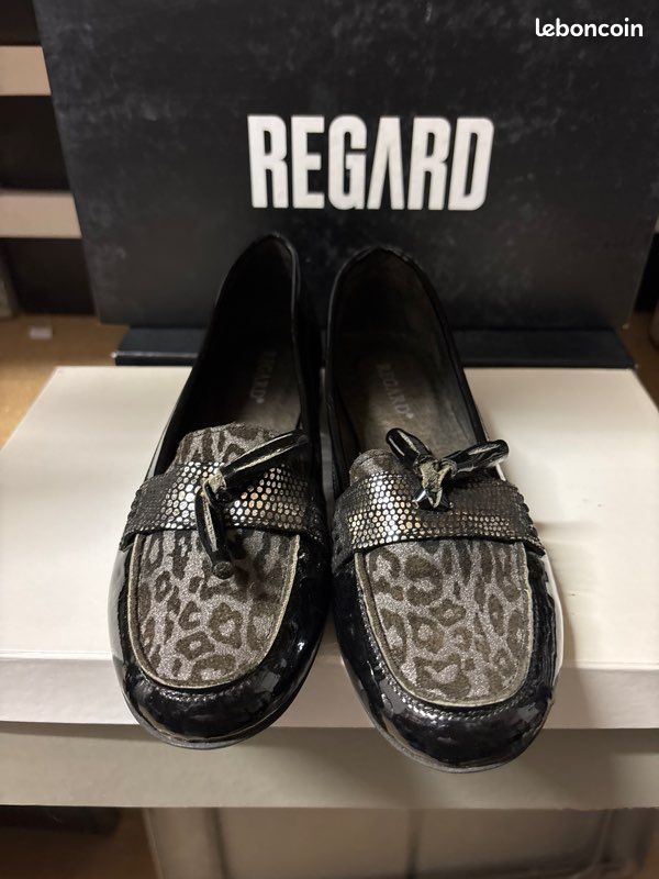 Chaussures femmes Reagrd Moccasin noir 35 (image 1)
