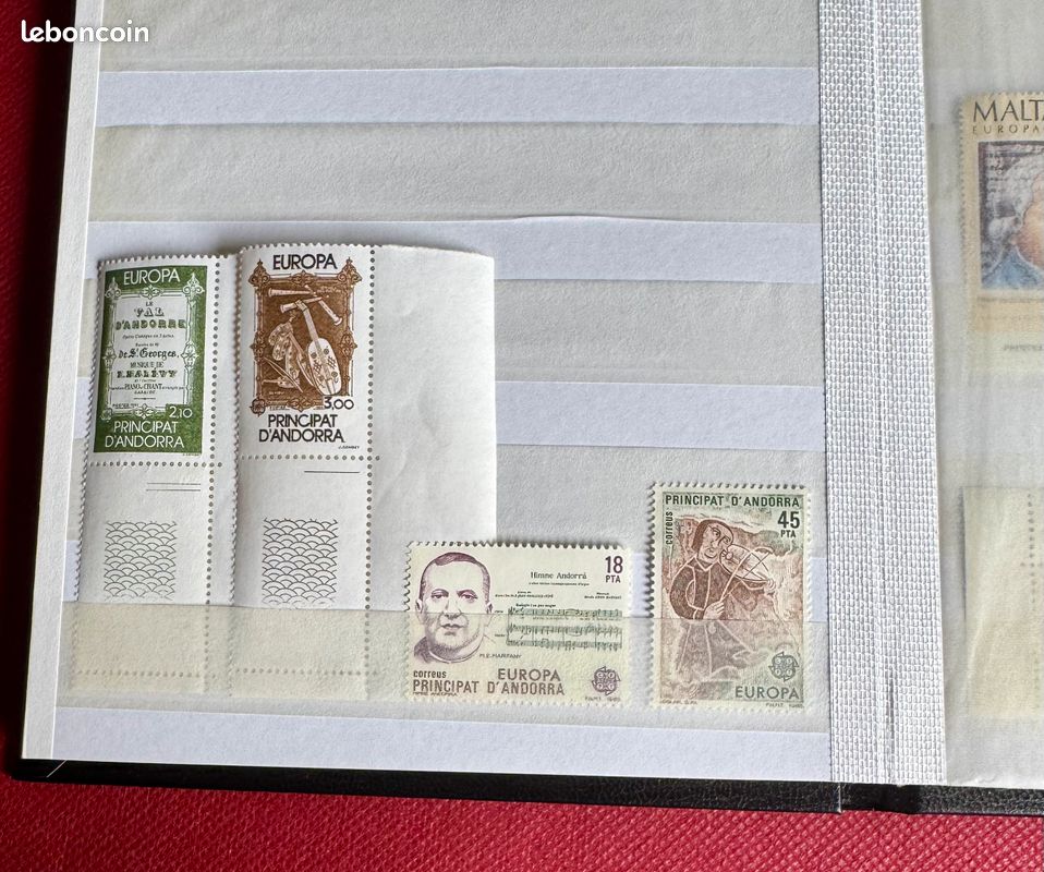 Philatélie : Timbres EUROPA 1985 – Collection complète (image 7)