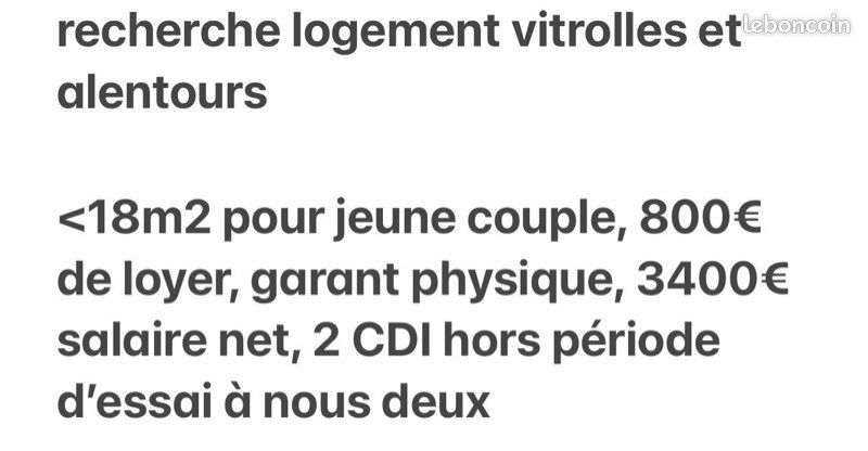 Appartement 2 pièces 18 m² · à Vitrolles · 18 m² · 800 €/mois