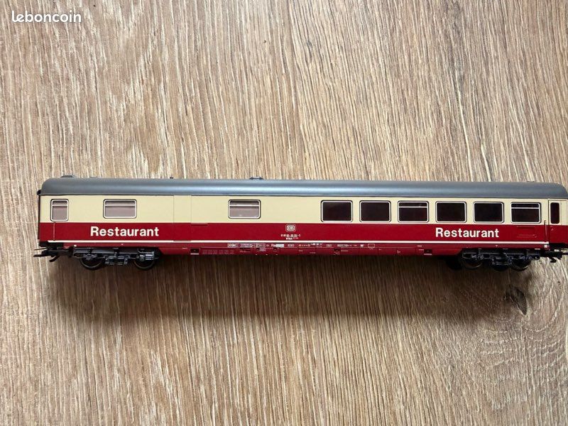 Märklin My World Voiture Restaurant 'Bord Restaurant' – Wagon Repas Avec Toit Transparent Amovible