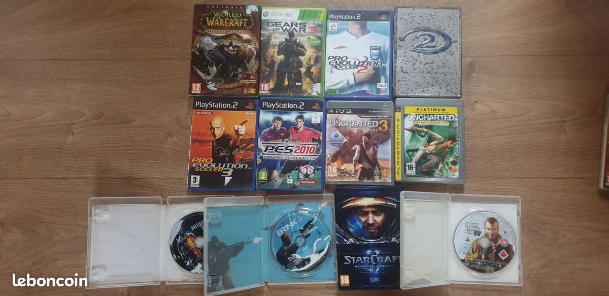 Lot De Jeux Vidéo - Incomplet - Occasion
