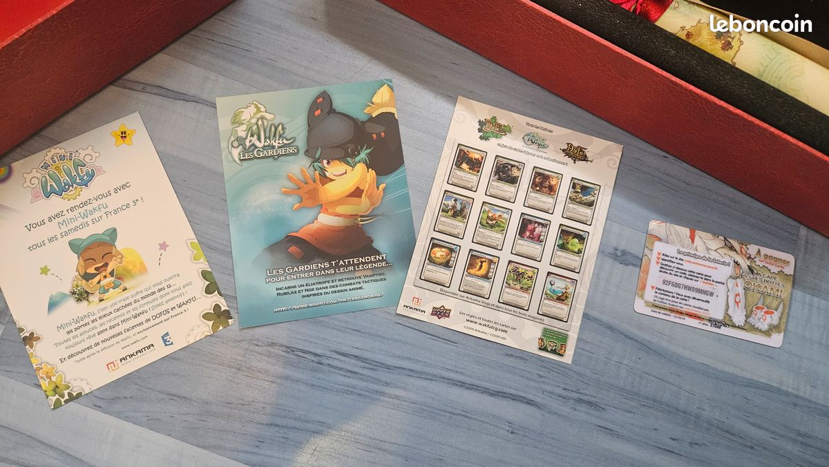 Rare coffret Dofus édition collection Ankama CD œuf Parchemin