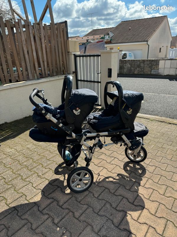 Poussette double plus cosy plus base isofix (image 1)