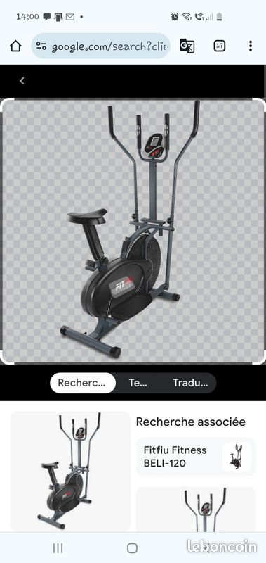 Vélo elliptique FitFiu Beli120 Sport Plein air