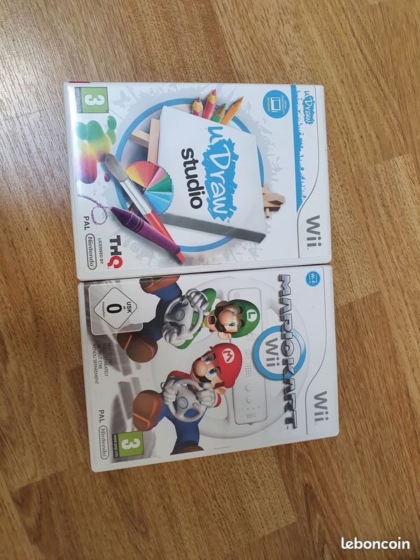 Wii Nintendo 1 manette+6 jeux+ uDraw Game Tablet+Just Dance Board (image 8)