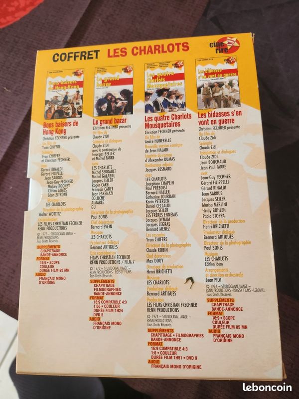 Coffret 4 dvd Les Charlots (image 2)