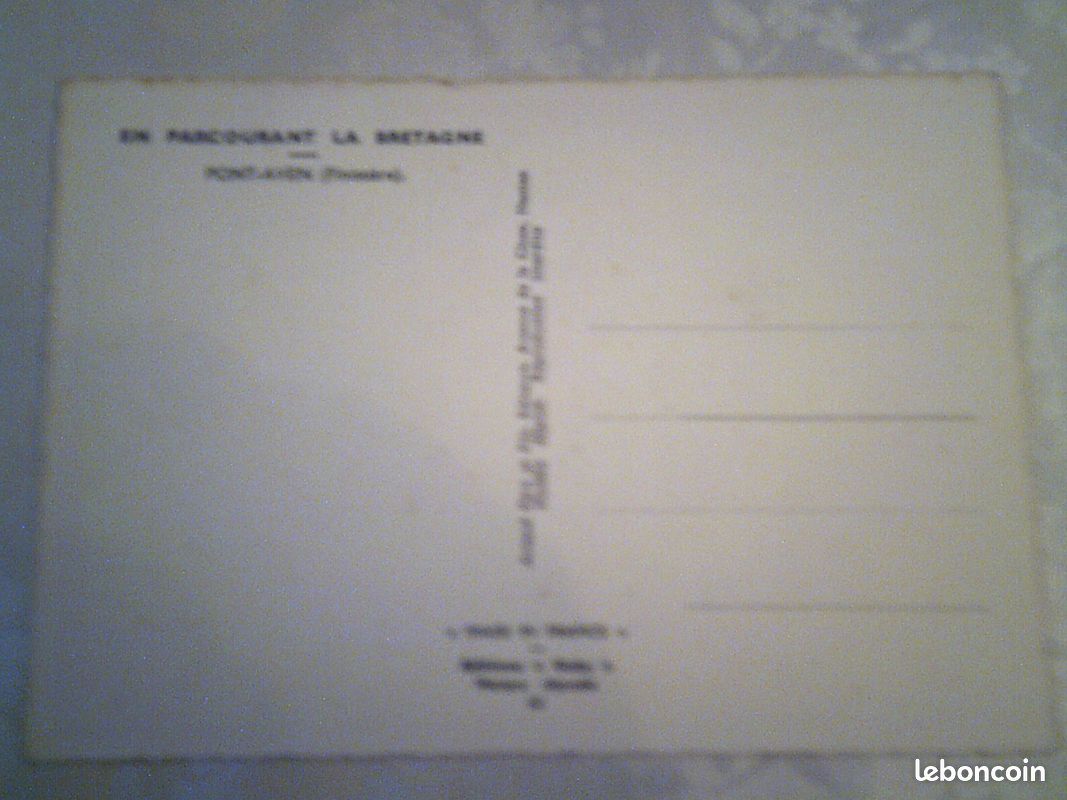 CPA en parcourant la bretagne éditions Gaby - Pont-Aven (image 4)