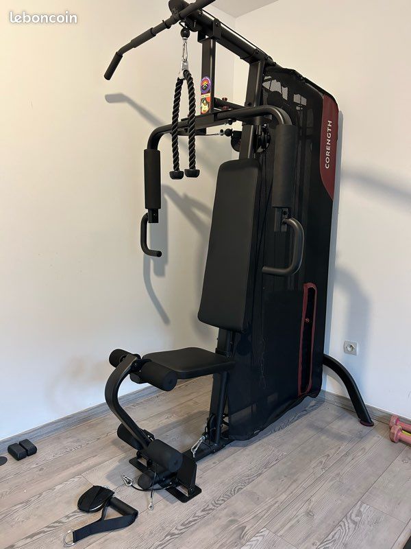 Machine musculation charge guidée compact Home gym 900 Sport