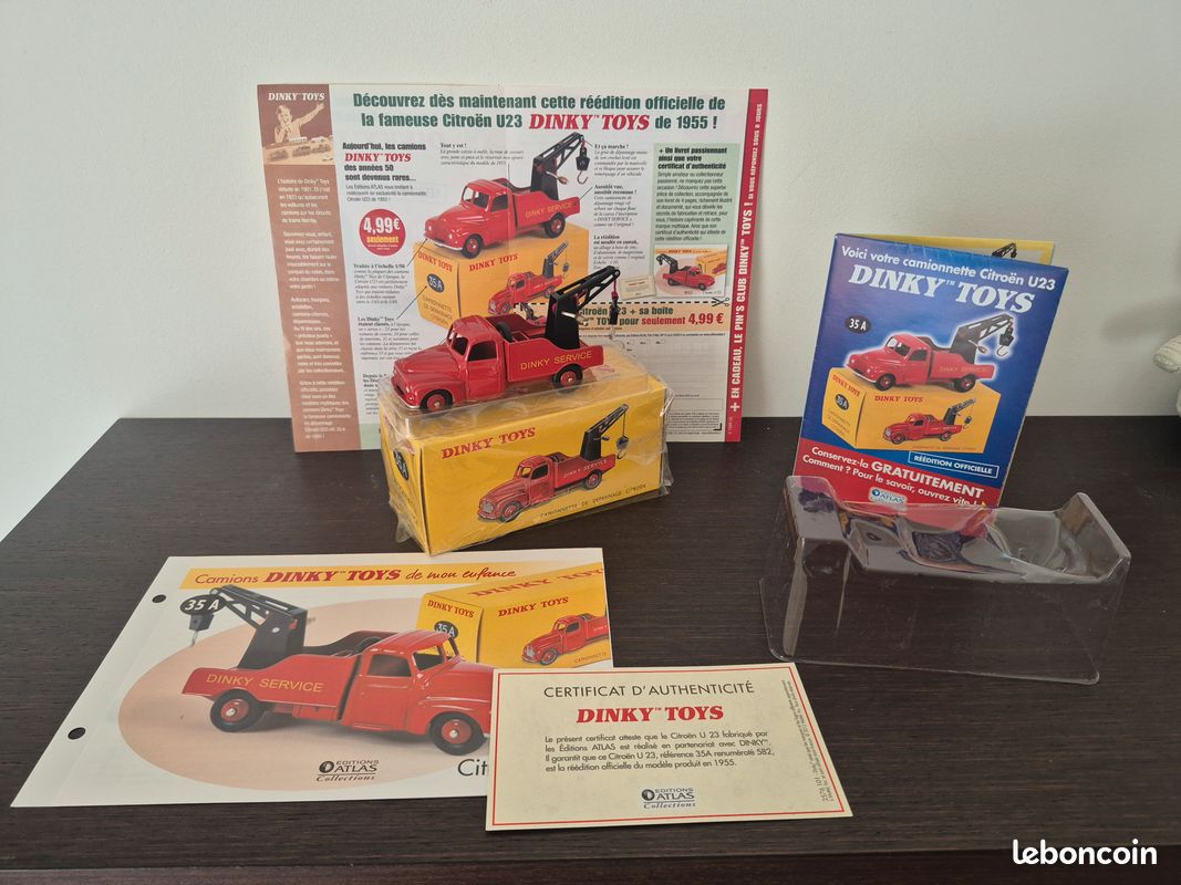 Atlas-Dinky Toys - 1:43 - Fiat 1200 Grande Vue, Ford Betaillere, Peugeot 403 Berline, Citroën