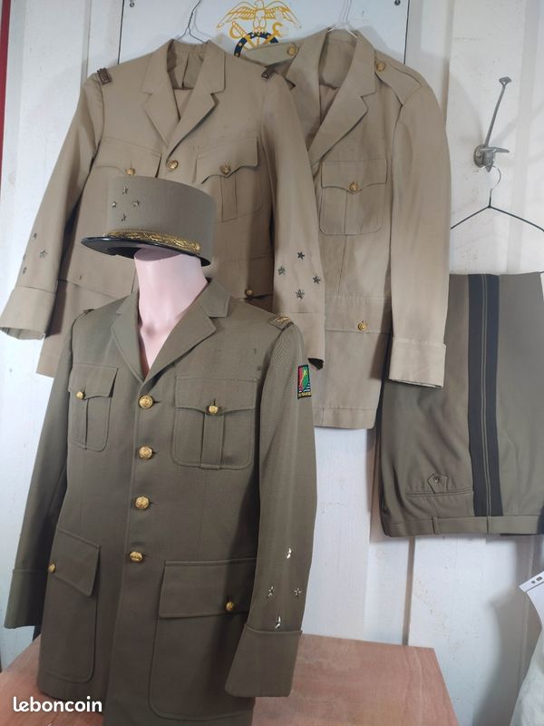 Képi D'officier Général Français - Rouge, Laine, Taille L, Fait Main Au Pakistan, Neuf Sans étiquettes