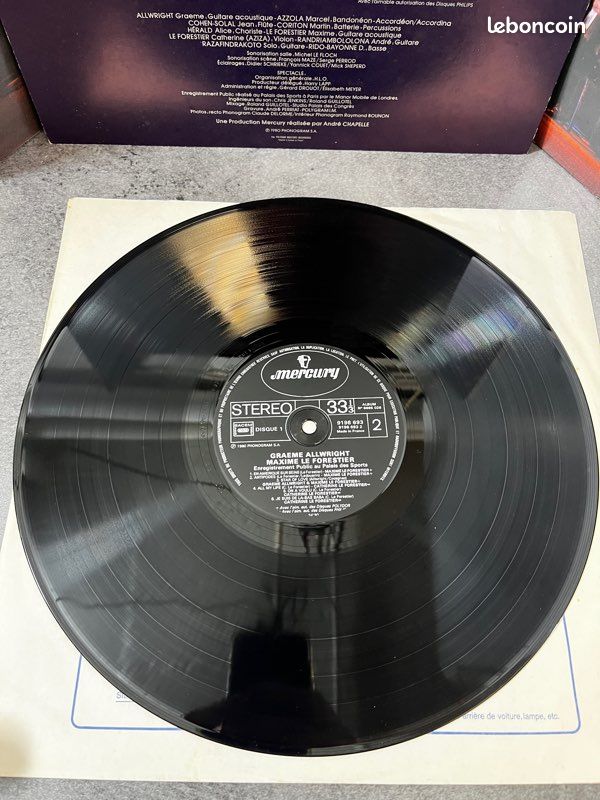 Double Vinyle 33 tours de Graeme Allwright et Maxime Le Forestier 1980 Mercury (image 6)