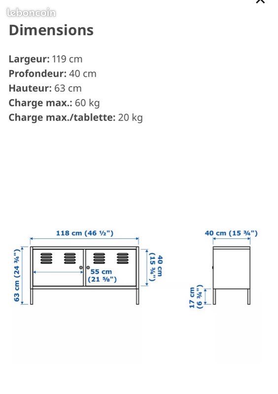 Meuble de rangement IKEA (image 5)