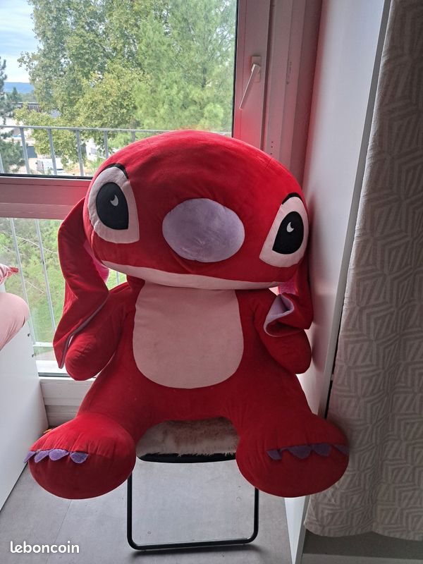 Peluche géante xxl stitch rouge Jeux Jouets