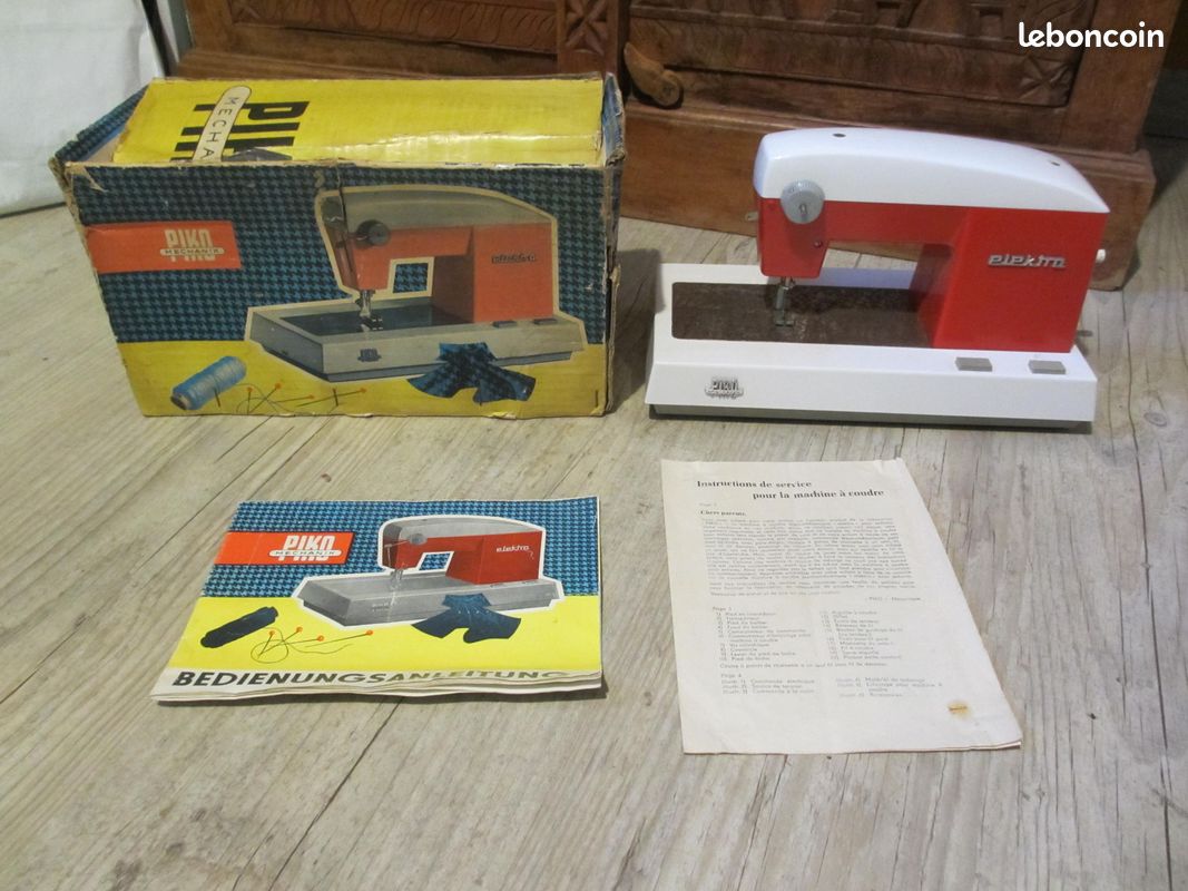Ancienne Machine à Coudre Jouet Vintage – Avec Sa Boîte D'origine