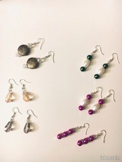 Paire Boucle d’Oreille Femme fabrication Artisanale Cadeau Bijoux (image 8)