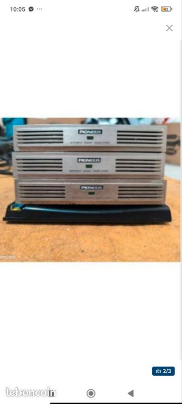 Pioneer vintage lot 3 GM-4 (image 1)