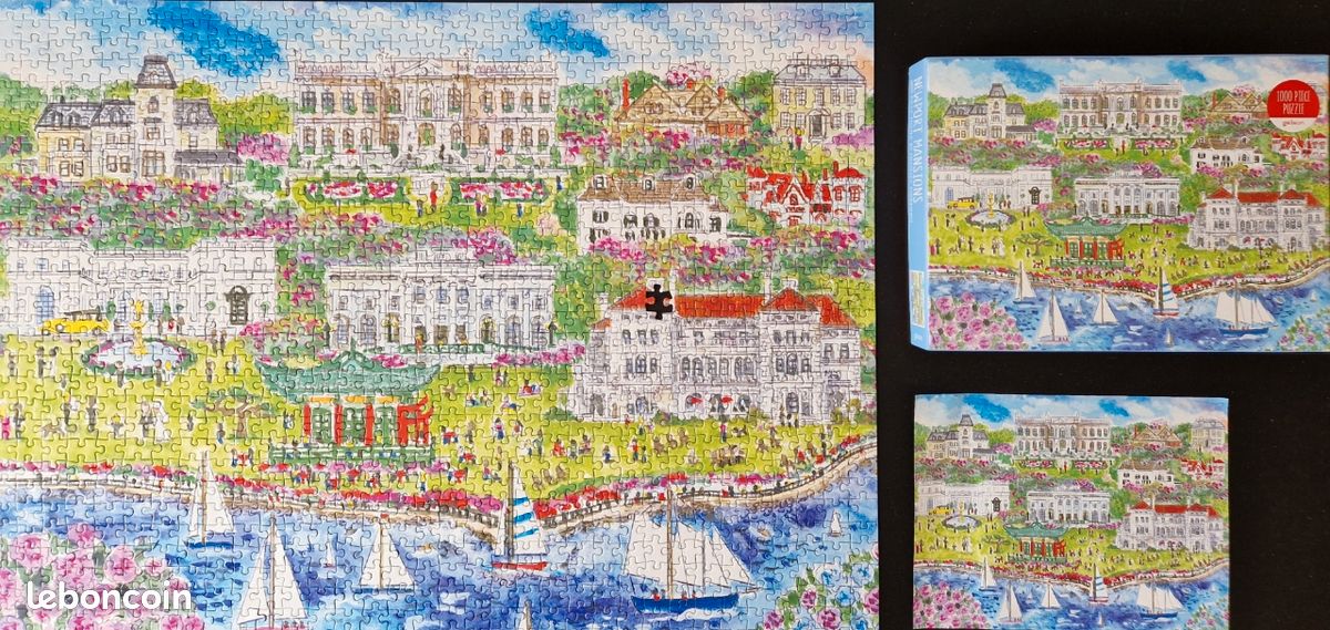 Puzzle Galison 1000 pièces Newport Mansions (image 3)