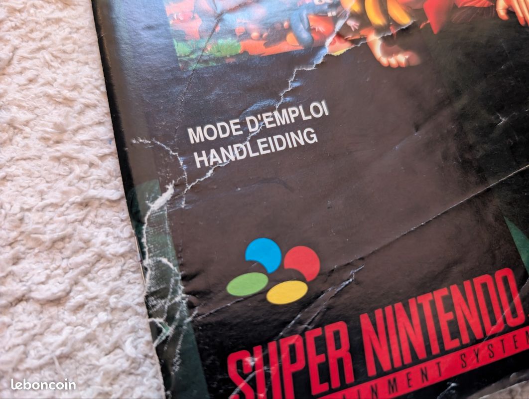 Notice Manuel Jeu Donkey Kong Country SNES - État Bon Pour Collection PAL