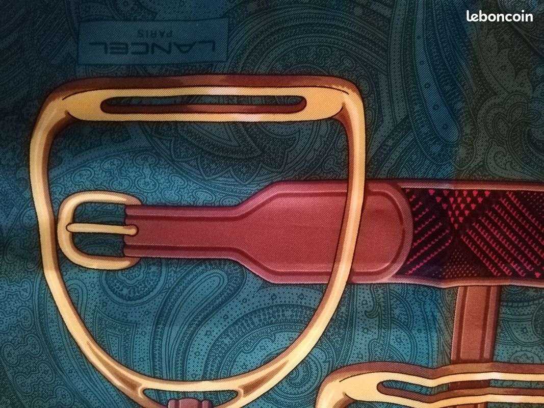 Foulard Lancel 100% soie (image 3)