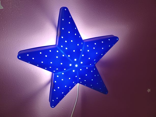 Lampe étoile bleue - Ikea 