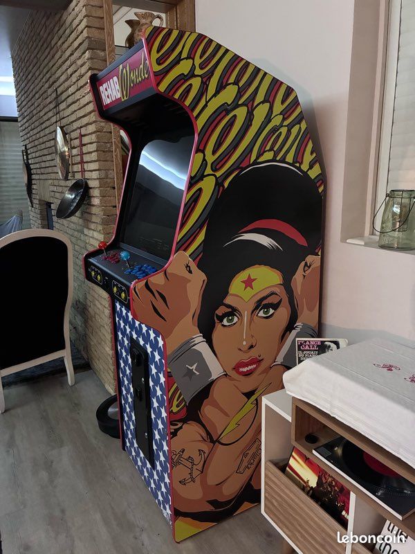 Stickers Décoratifs Pour Borne D'arcade Sur Le Thème Du Groupe KISS - Neuf - Fabriqué En France
