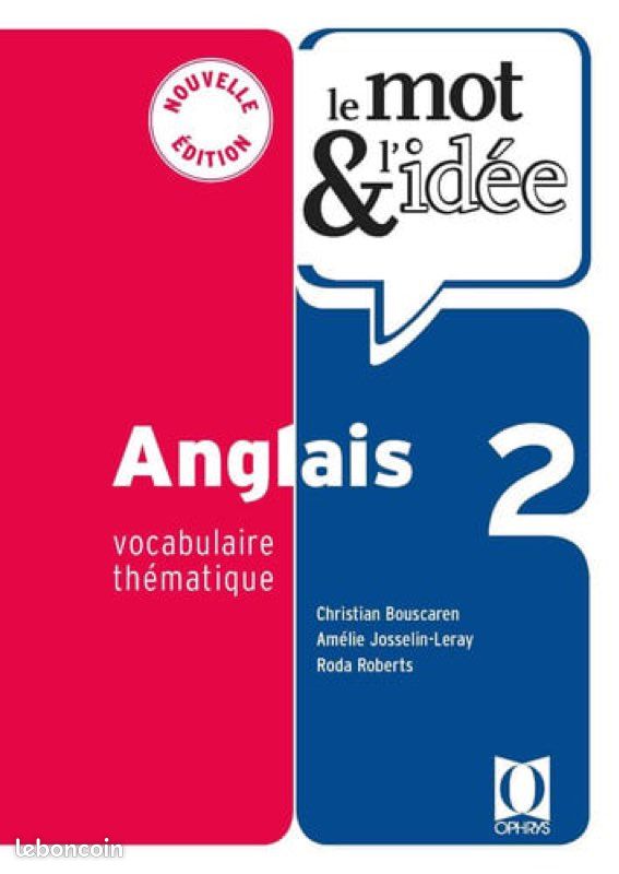 Le mot et l’idée - Vocabulaire Anglais (image 1)