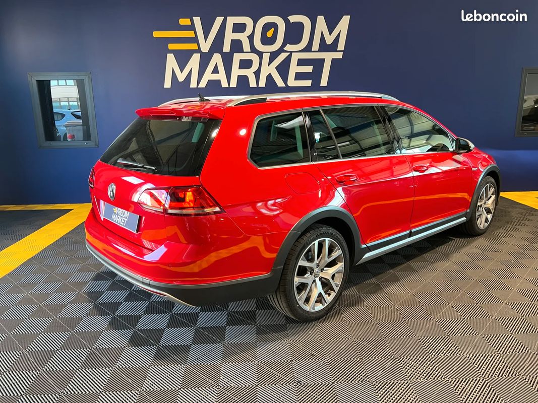 VOLKSWAGEN GOLF ALLTRACK 2.0 TDI 184 4MOTION DSG6 – BVA – 2017 – 183 000 km – SIEGES CHAUFFANTS – CARPLAY – ENTRETIEN A JOUR (image 4)