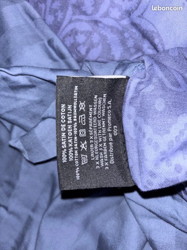 🌺Housse de couette Christian LACROIX, collection ARLES BLEU (image 4)
