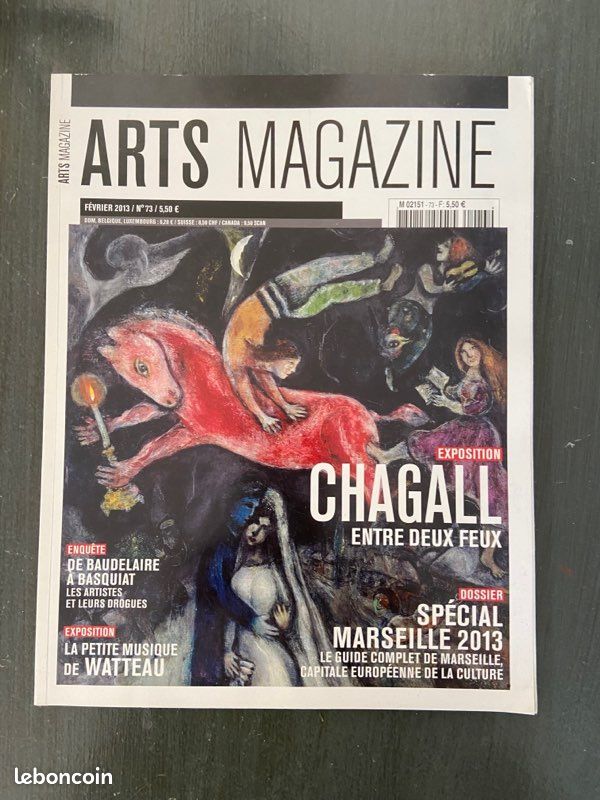 Revue Arts Magazine Chagall (image 1)
