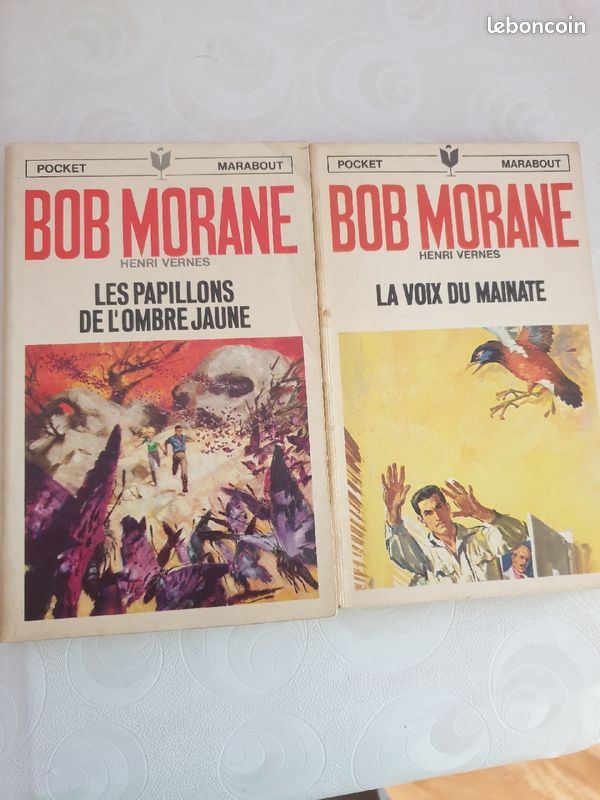 Lot 2 livres Bob Morane Mainate et Papillon (image 1)