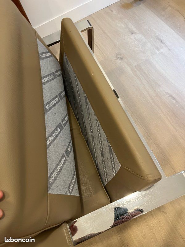 Fauteuil cuir rochebobois (image 4)