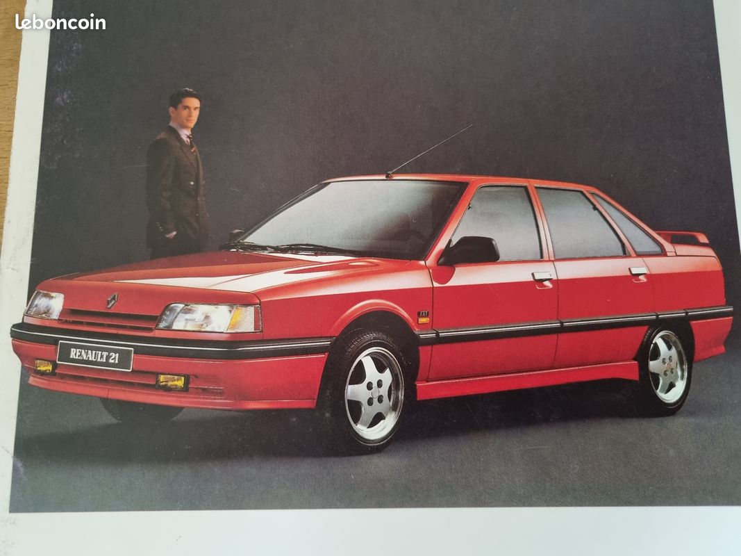 Publicité Originale de CONCESSIONNAIRE RENAULT R21 TXI 2L TURBO et autres 1990 (image 2)
