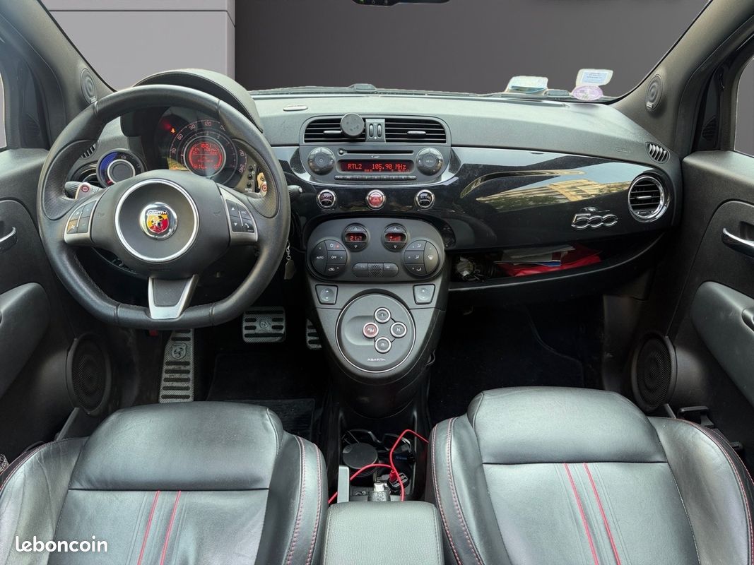 ABARTH 500 1.4 Turbo 16V T-Jet 140 ch Turismo toit ouvrant accoudoir Interscope (image 2)