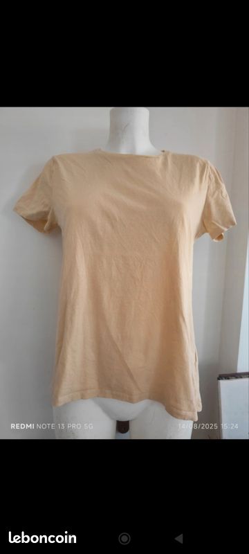 Tee-shirt jaune M (image 1)