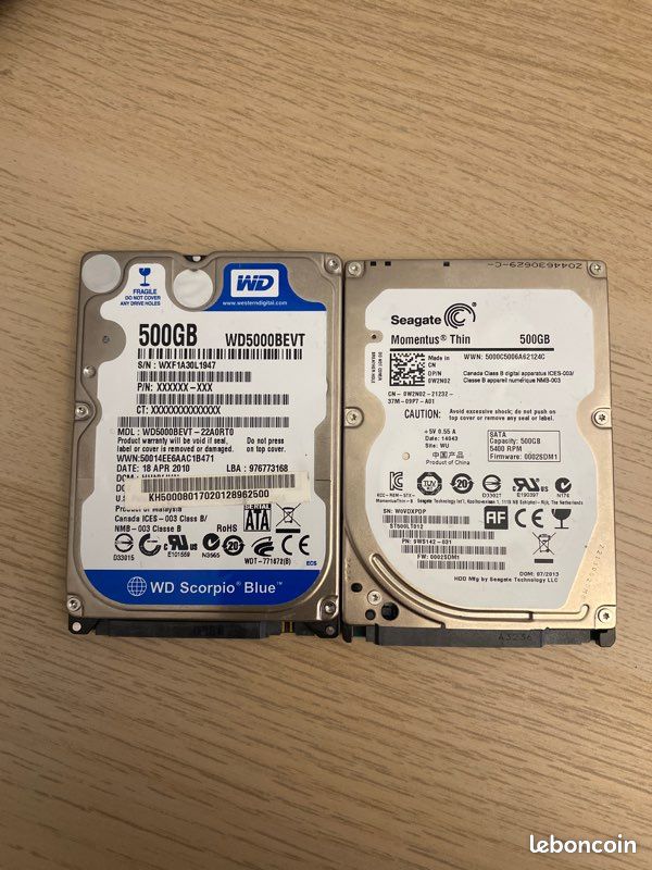 Disques dur Hdd 500go sata (image 1)