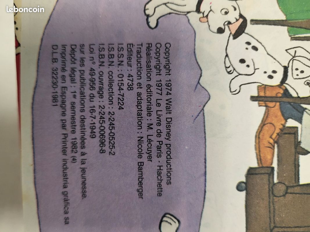 Lot de bande dessinée Walt Disney année 70 (image 16)